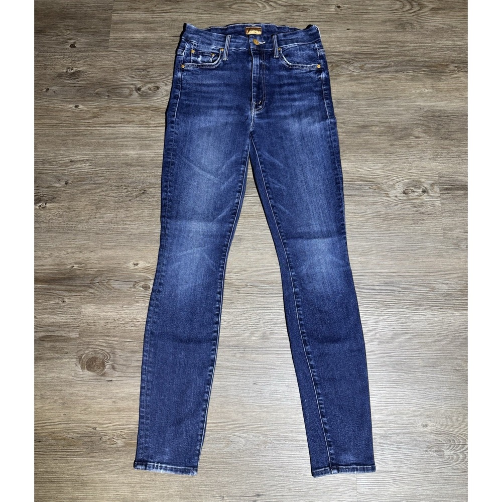 MOTHER High Waisted Looker Teaming Up Jeans Size 26 Skinny Stretch Denim